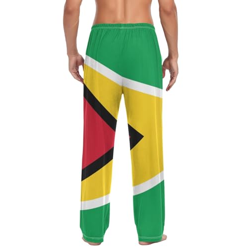 Mexico Flag Men's Lightweight Open-Hem Lounge Pants2