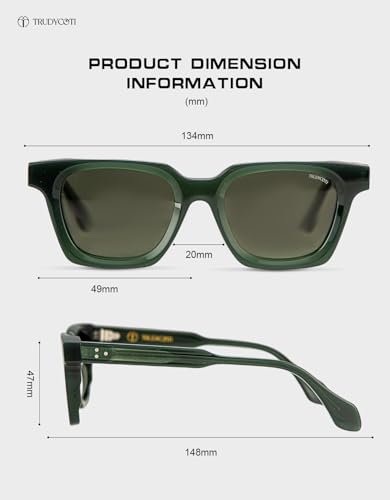 Vintage Oversized Polarized Sunglasses Womens Men, Retro Designer Large Shades with Trendy Unisex Appeal, UV4002