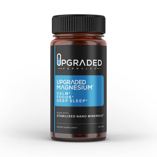 Upgraded Formulas Magnesium Supplement - Calms, Enhances Focus, And Promotes Deep Sleep, 60 Capsules #TOP1