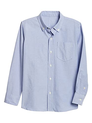 Image of GAP Boys' Button-down Long Sleeve Oxford Shirt