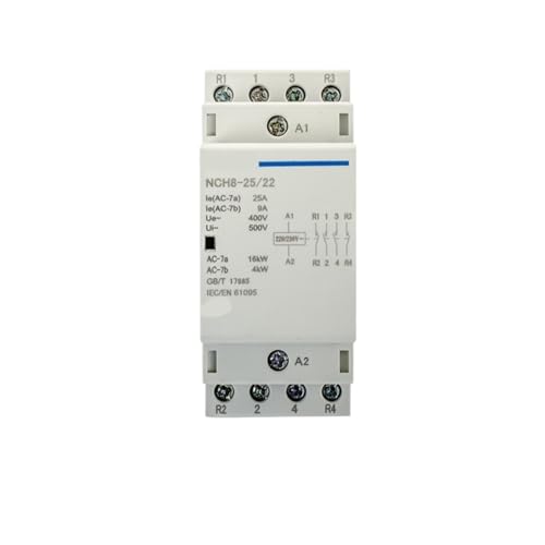 Contacteur triphasé NCH8 25A à haute isolation 500V pour charge lourde - 5