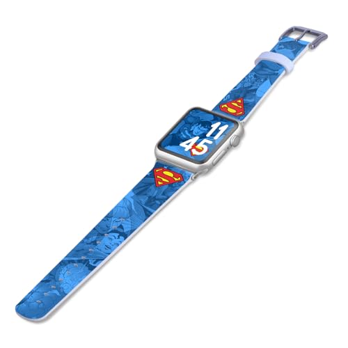 Bracelet Apple Watch Superman 45mm cuir véritable compatible toutes séries - 2