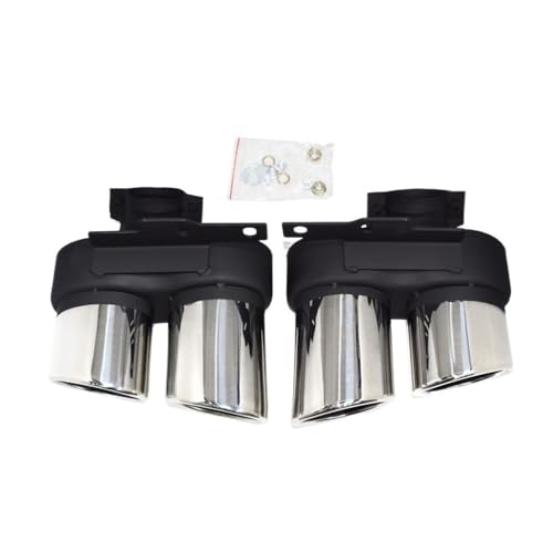 Embout d'échappement luxe pour A6 C8 silencieux en acier inoxydable