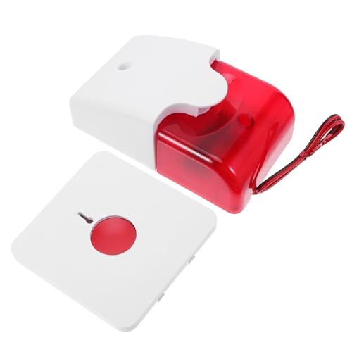 Ipetboom Dispositivo Sos per Anziani Pulsante di Emergenza e Campanello di Allarme Strumento di Assistenza Pulsanti per Disabili e Anziani Montaggio Parete Semplice per Bagni e Strutture