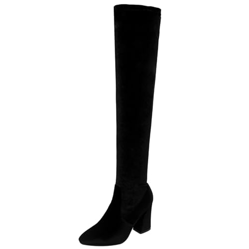 Bottes au-dessus du genou Asterisco au design intemporel bout rond