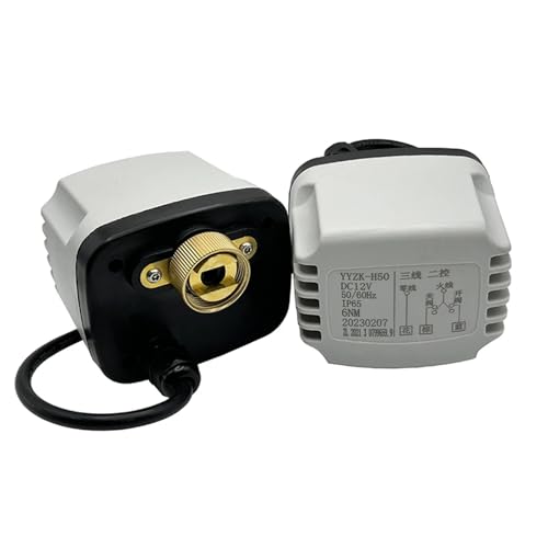 Válvula de bola motorizada tres cables dos controles 220VAC para tuberías 4