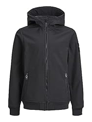 JACK & JONES Softshell Jacket Softshell Jacket Jun...: Softshell jacket Regular Fit Long Sleeves Care Label: materialFabricComposition: Outer: 100% Polyester; Lining: 100% Polyester; Sleeve: 100% Polyester; Rib: 100% Polyester