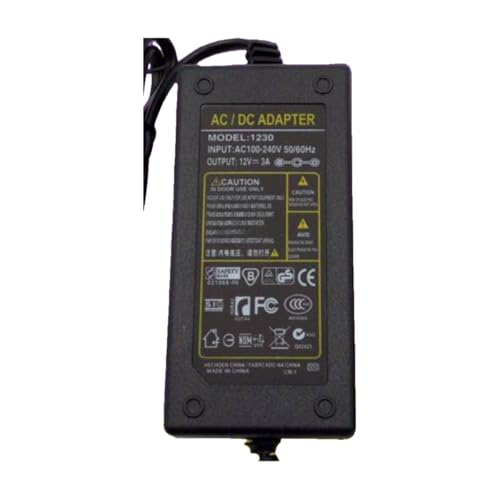 Adaptateur secteur 12V 3A transformateur 12V 36W chargeur pour caméra CCTV