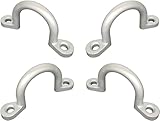HCLLPS Replace Trailer Tie Loop 2' I.D. Aluminum Bolt-On Lashing Rope Tie Down Ring Horse (2 Pack)