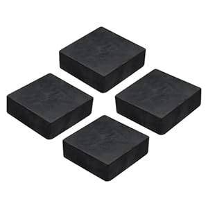 QUARKZMAN 4 Stück Gummipuffer Schwingungsdämpfungs-Pads