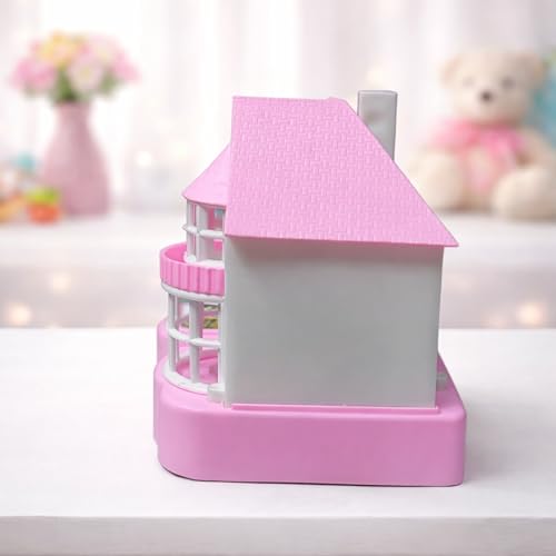 Image of Puppy House Dog Coin Stealing Piggy Bank for Kids - Adorable and Durable Money Bank | Educational, Fun, and Safe Coin Collecting Toy for Children for Birthdays and Holidays - Pink