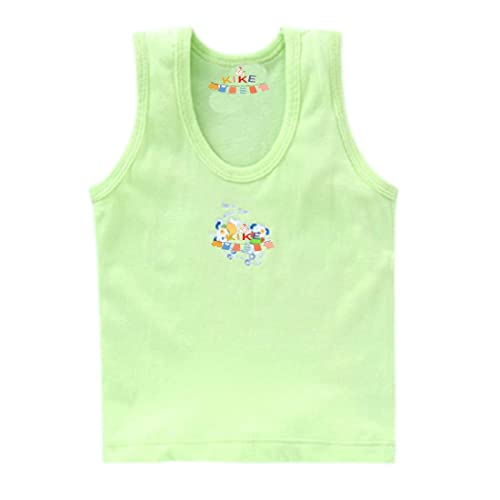Image of KIKE New Born Baby Pure Cotton Printed Regular Fit Sando Innerwear Baniyan Kids Vest Infants Sleeveless Undershirts for Cute Boys Girls 0-24 Months (Pack of 6)
