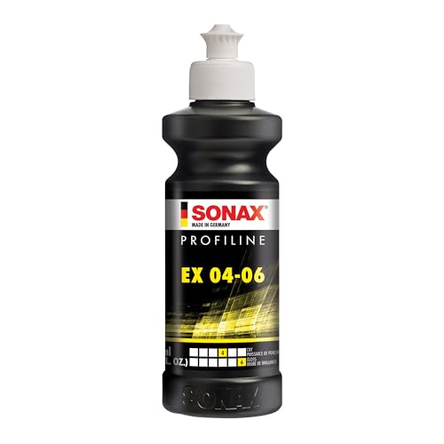 SONAX EX 04-06 Dual Action Polishing Compound 1L | Professional DA-Specific High Gloss Polish | Removes Scratches, Swirl Marks & Oxidation | Low Dust Formula | Water-Based & Versatile 1-Step Compound