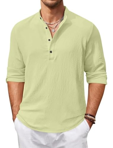 Image of Men's Cotton Blend Straight Kurta Shirt Combo with Mandarin Collar - Slim Fit Casual Short Kurti Set Featuring Textured Slub Fabric and Roll-Up Full Sleeves