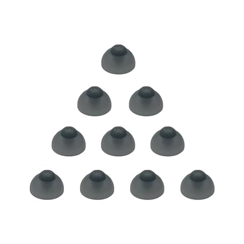 Hearing Aid Domes, Closed Domes for Hearing Aids, 10Pcs Resound Hearing Aid Domes (Large)