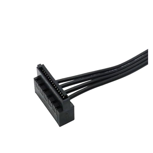 Cable de alimentación SSD 4 Pin a 2 SATA 45 cm miniatura 2