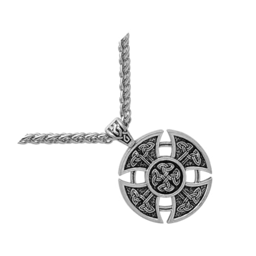 KJHBV Collar Seguro con Colgante en Hombre Nudo para Aleación de Plata, Diseño Vintage Retro y Amigable, Adecuado para Obsequio Especial