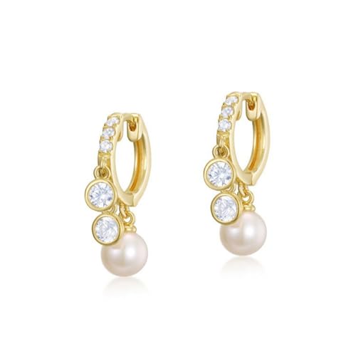 Boucles d'oreilles perles d'eau douce : finis les bijoux lourds avec ce design géométrique léger