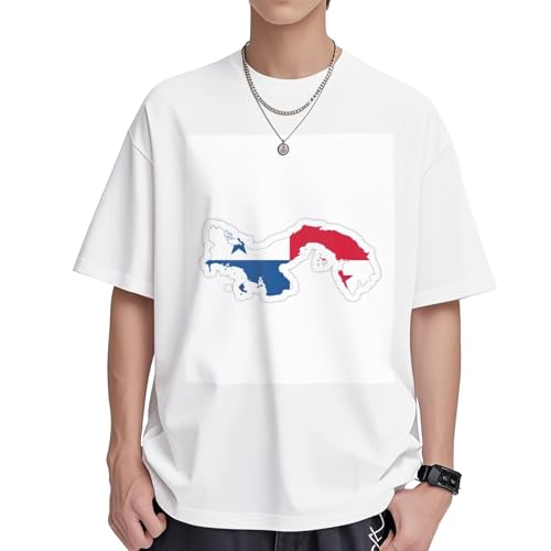 T-shirt manches courtes femme coton premium imprimé carte du Panama durable
