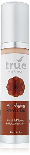 True Natural Perfect Tan Face Self Tanner & Moisturizer 2-in-1, 1.7 Ounce