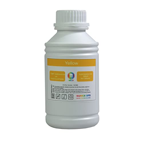 Tinta Sublimática para Impressora - Amarela 500ml