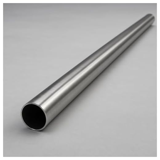 Tubo de acero inoxidable de 70 mm de diámetro x 1000 mm (1 m) V2A tubo de escape de acero inoxidable 1.4301