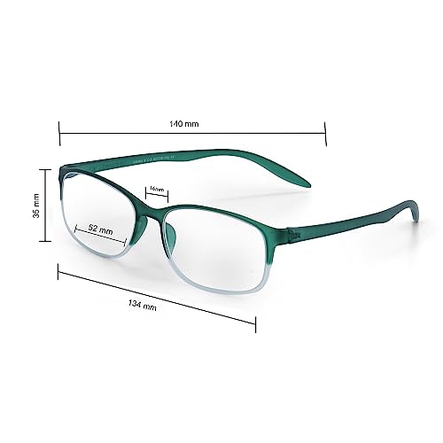 Image of DR.HARMANN'S READING GLASSES FITTED WITH BLUE BLOCK LENS (Model: Library 8 Computer Readers with Blue Light Blocking and Blue Rays filter)