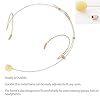 Sumje Beige Pro Headworn Dual Earhook Headset Microphone Mic for AKG Wireless Transmitter Bodypack (Mini 3 Pin XLR Plug) #3