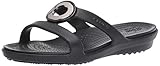 sandalias crocs hombre el corte ingles  crocs Sanrah MetalBlock Sandal W, Sandalias con Punta Abierta para Mujer, Negro (Gunmetal/Black 0fg), 42/43 EU