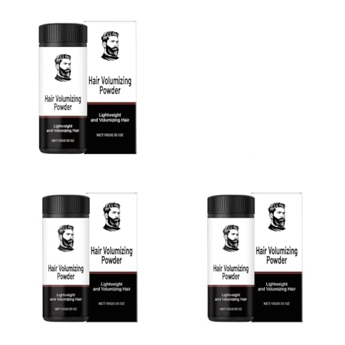 Poudre coiffante volumisante pour hommes de 10g avec effet mat et anti-sébum