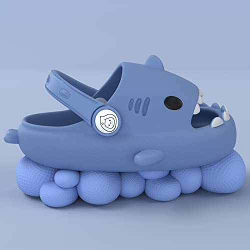 Metogo Kids Shark Slides, Shark Slippers With Adjustable Straps For Boys And Girls, Open Toe Sandals Little Kid #TOP1