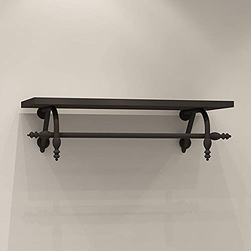 Porte-manteau étagère industrielle pour optimiser une entrée encombrée