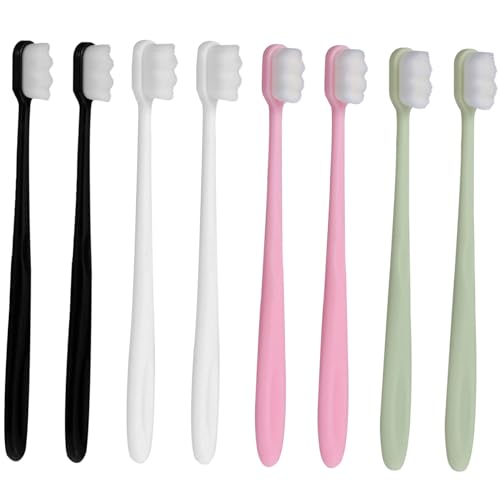 VALICLUD 8Piezas Peludos Limpieza Profunda de Encías de Colores Cuidado Bucal Posparto