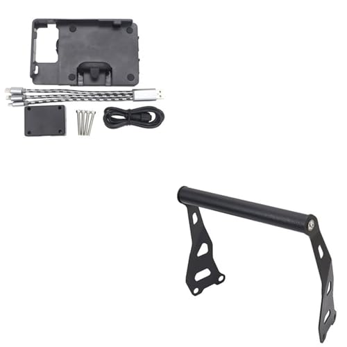 Support plaque navigation GPS moto anti-vibrations Himalayan B 22mm
