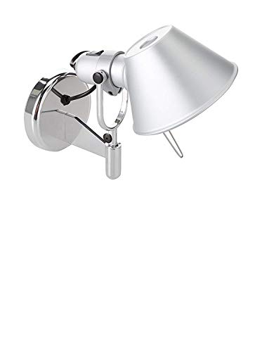 Dimensioni: 23(H)x25 cm Artemide Tolomeo Faretto, Alluminio, Argento