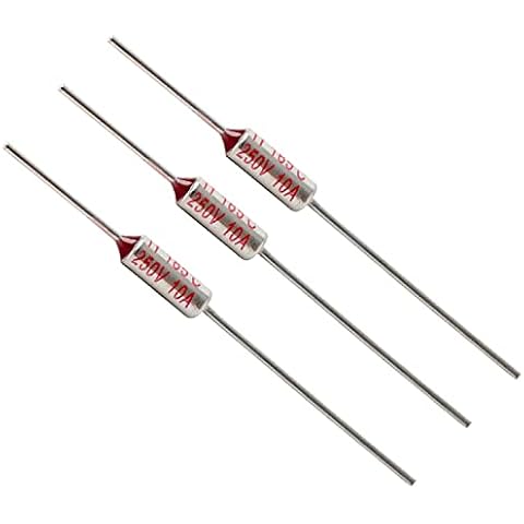 3 Pcs Electric Pressure Cookers Thermal Fuses, 185 Celsius Thermal Fuses, Compatible With All Models, Instant Pot 4, 6, 8, and 10 Quart Power Quick Pot Multi Cooker Y4D-36, Y6D-36, Y8D-36, Y10D-36 Cover