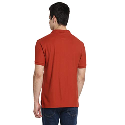 Image of Red Tape Men's Solid Regular Fit Polo