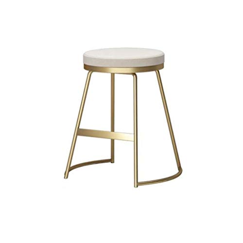 OEUBEQ Taburetes de Bar Taburete de Bar PU Hierro Forjado Pie de Metal Silla Decorativa Silla de Cocina de Ocio Personal Restaurante Café Taburete de Bar Silla de Bar para el hogar 1226 (