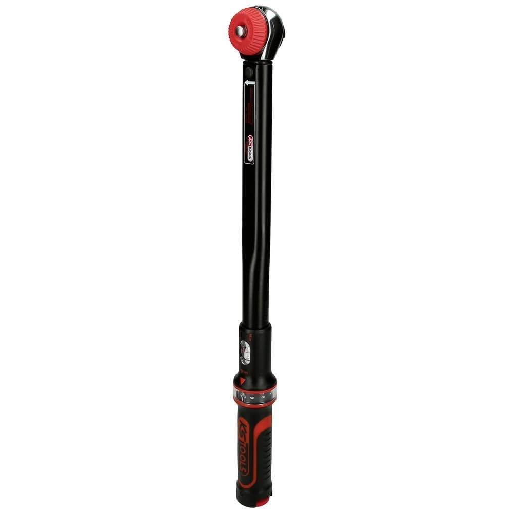KS Tools 516.1412 1/4" ERGOTORQUE precision klucz dynamometryczny z obrotową głowicą grzechotkową, 5-25Nm