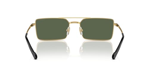 Vogue Eyewear VO4309S Sunglasses, Gold/Dark Green Polarized, 55 mm4