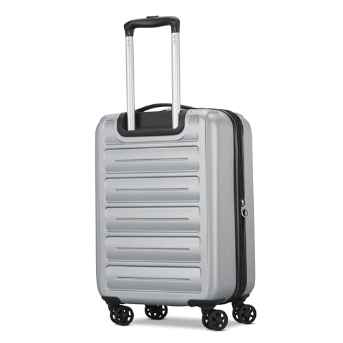 Image of American Tourister Westridge Hardside Luggage Set with Spinner Wheels, Silver, Carry-On