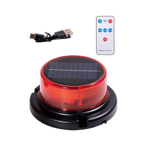 Luz de advertencia solar y lámpara LED de señalización vial nocturna