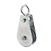 Aexit Zinc Coating Material Handling Metal Logging Rigging Single Rope Pulley w Swivel Snatch Blocks Hook 0.2T