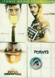 Amazon Com Iconic Movie Collection Office Space Raising Arizona Super Troopers Porky S Movies Tv