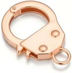 10K Yellow Gold Handcuff Clasp for DIY Necklace Bracelet Jewelry Making, Extender Necklace Clasp Connector Bracelet Extension (White) — 사진 5