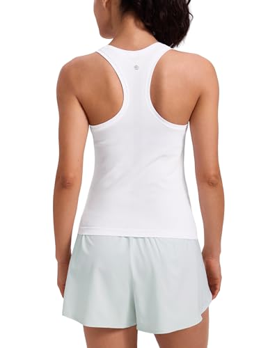 CRZ YOGA Seamless Racerback Tank Top for Women