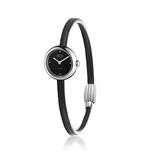 Montre à breloques IDUN Denmark 1-X0 montre noire 190mm cadran rocking