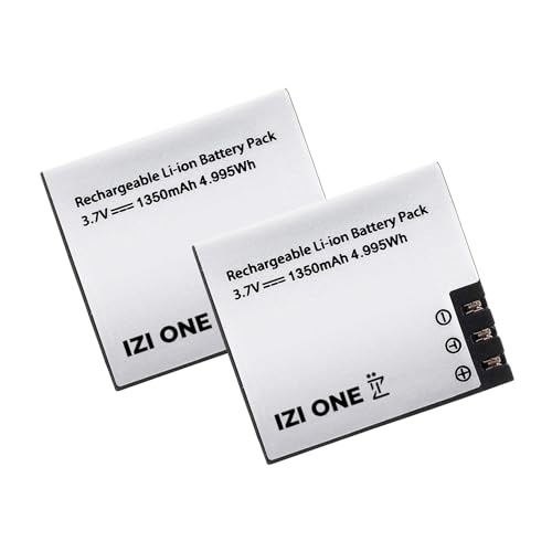 IZI-ONE-5k-Action-Camera-1350-Mah-Li-ion-Rechargable-and-Replaceable-Battery-Exclusively-One-Action-Camera