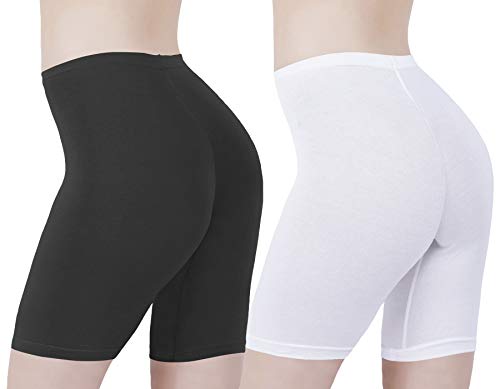 Image of Buy That Trendz Cotton Lycra Tight Fit Stretchable Cycling Shorts Womens | Shorties for Active wear /Exercise /Workout /Yoga /Gym /Cycle /Running Red Grey Combo Pack of 2