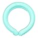 Neck Cooling Tube Refroidisseur de cou portable pour la chaleur estivale Sac de glace mains libres Réutilisable Couleur : bleu
